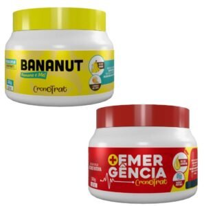 KIT MÁSCARA BANANUT 250g + MÁSCARA 1.9.3 EMERGÊNCIA 250g - HIDRATAÇÃO PROFUNDA E RECUPERAÇÃO IMEDIATA | TRÓIA HAIR